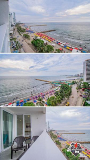Confortable Apartamento en Bocagrande frente al Mar